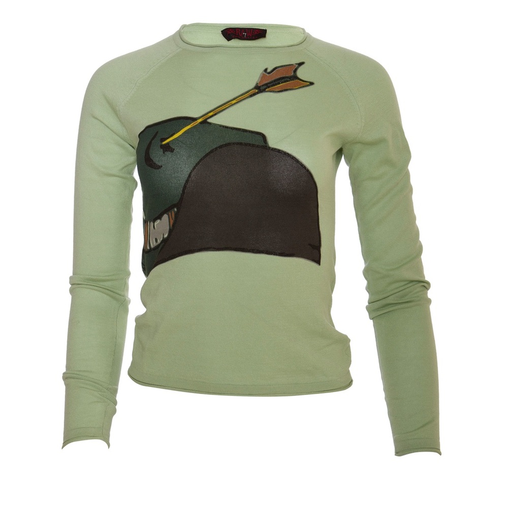 Raw7 T-Shirt “Cowboy Hat”- Green